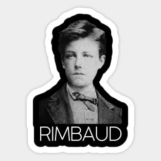 Rimbaud Portrait Sticker